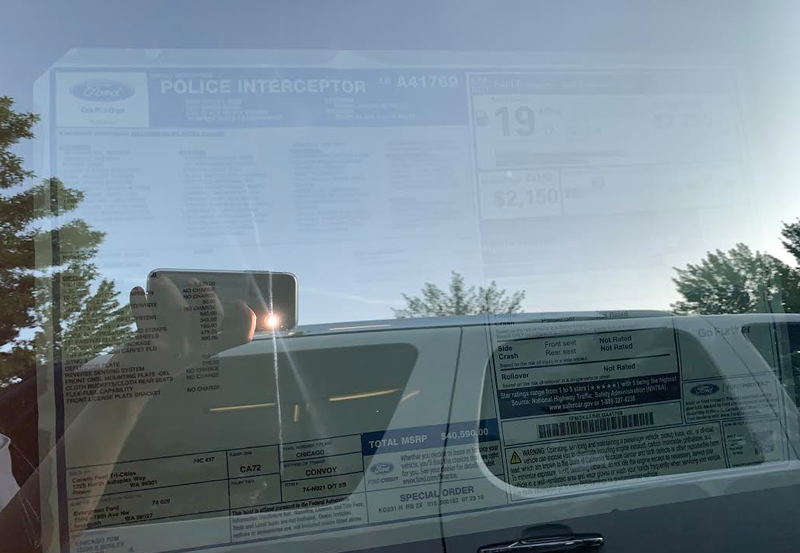 Illustration for article titled Here's A First Look At The New Non-Hybrid 2020 Ford Police Interceptor Utility In The Wild